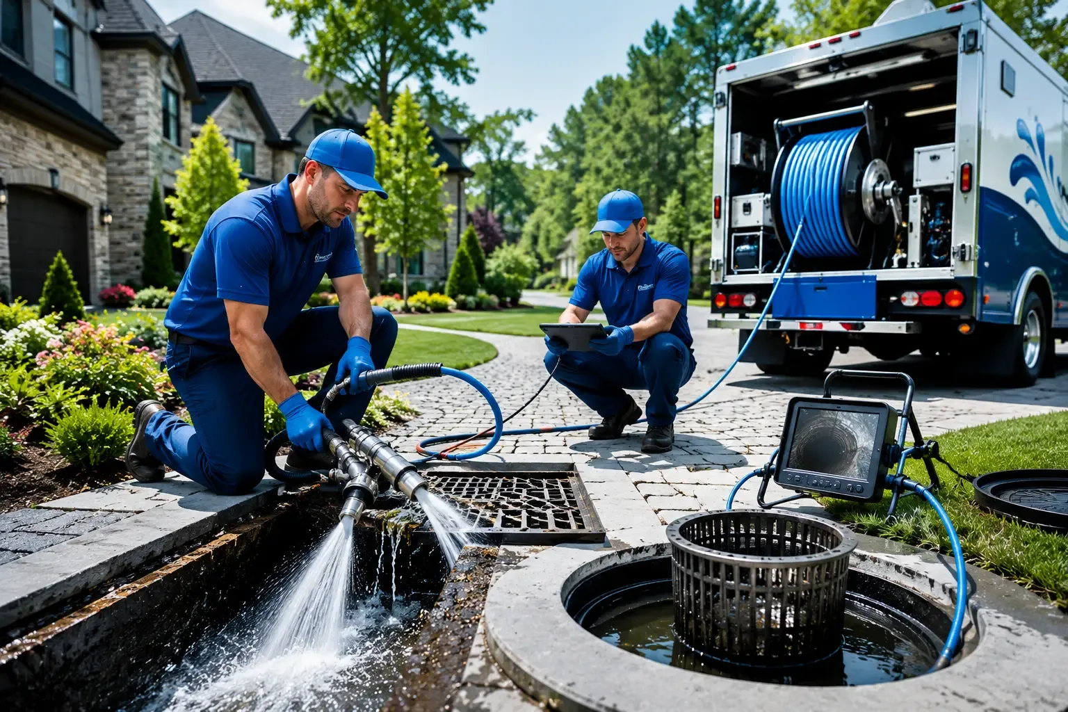 Local outdoor drain cleaning professionals in Camden, OH
