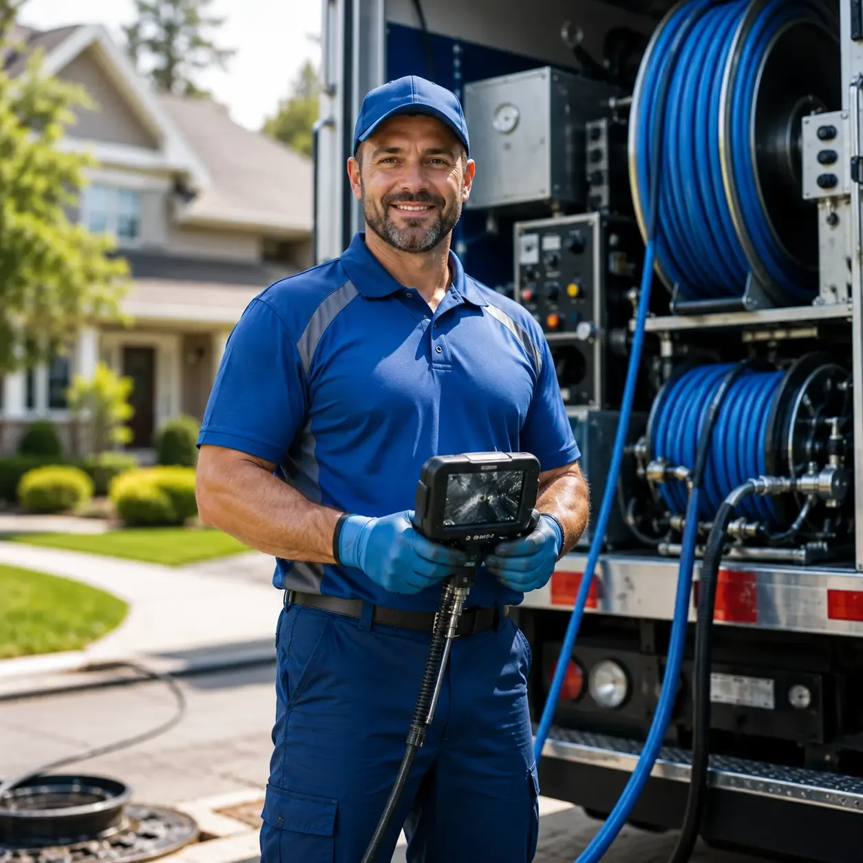 Local outdoor drain cleaning specialists in Camden, OH